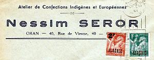 Oran enveloppes pub 1481